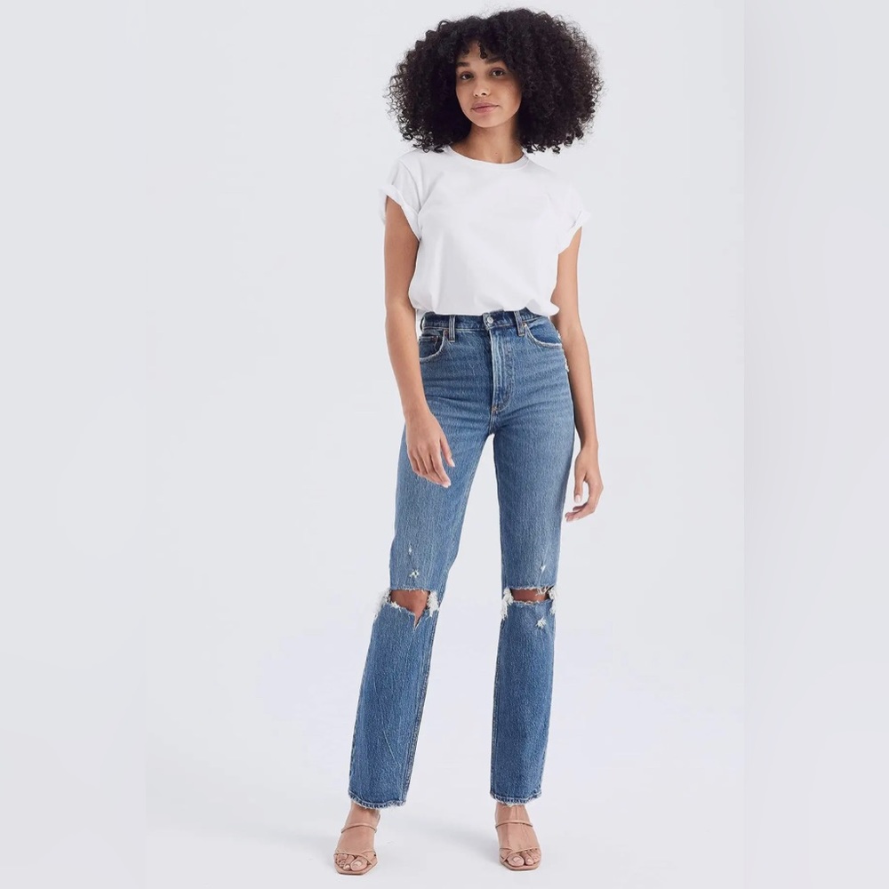 Abercrombie Ultra High Rise Straight Jean